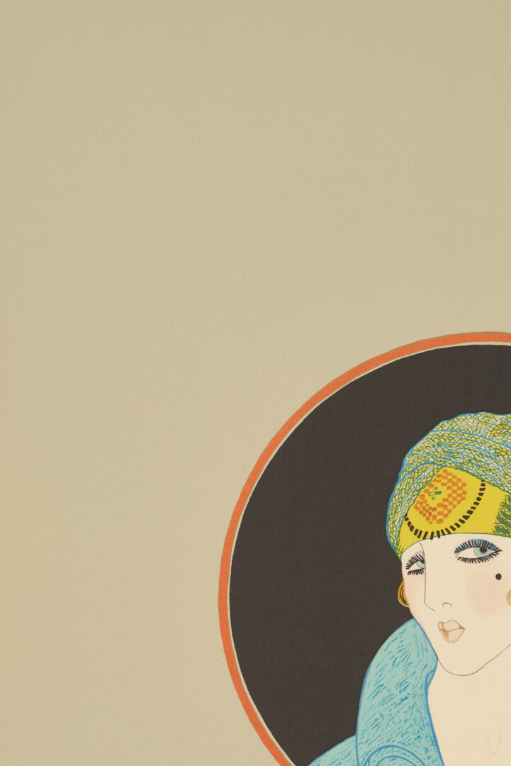 Lot 1200: 3 Signed Erte Lithographs, The Turban Suite Incl. The Mirror, Rose Turban, & Yellow Turban