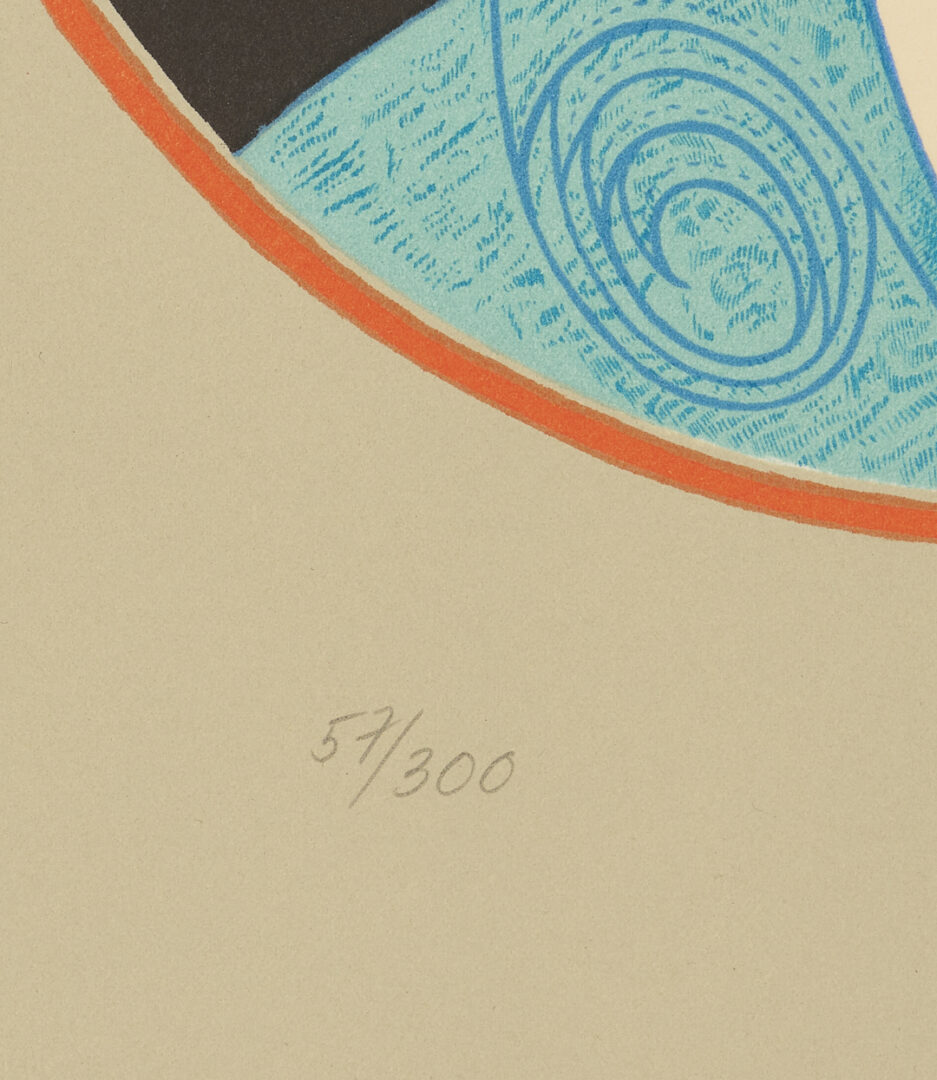 Lot 1200: 3 Signed Erte Lithographs, The Turban Suite Incl. The Mirror, Rose Turban, & Yellow Turban