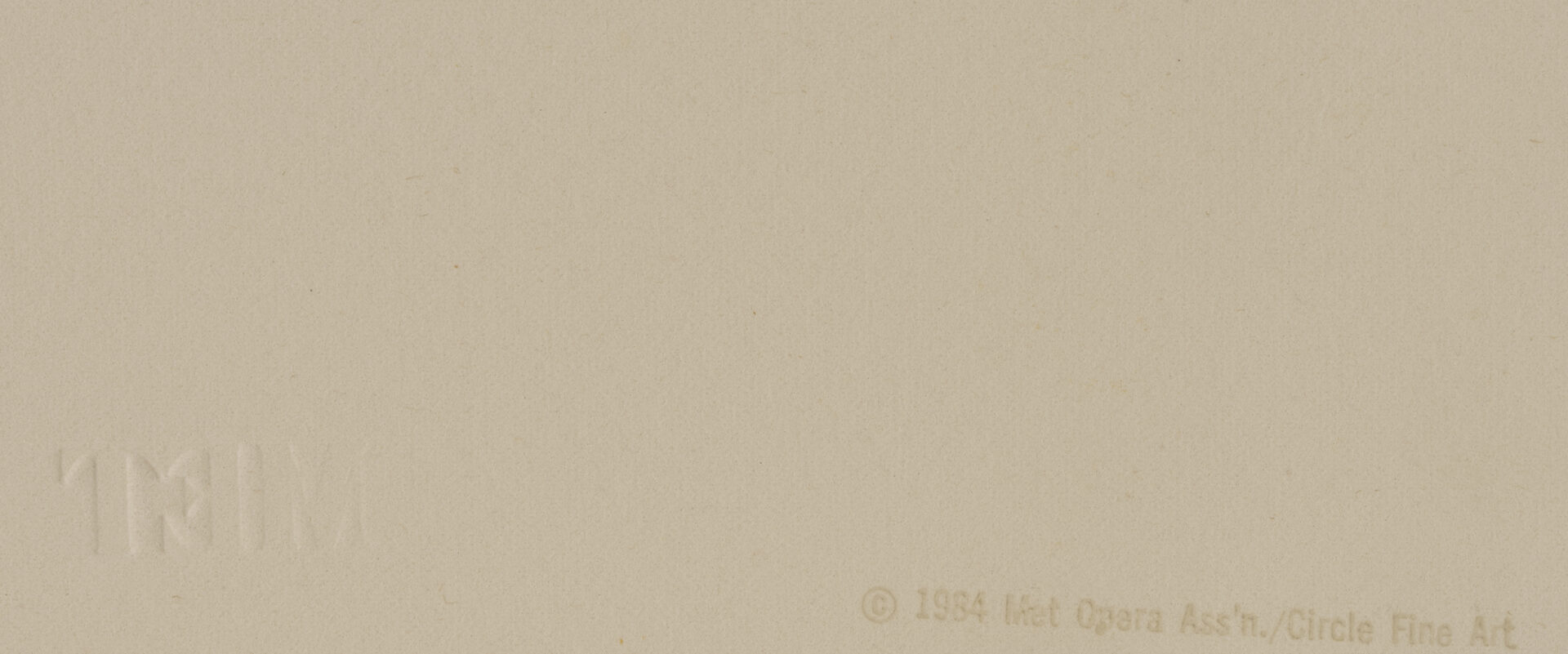 Lot 1202: George Tooker Lithograph, Un Ballo in Maschera, from the Metropolitan Opera Fine Art II Portfolio