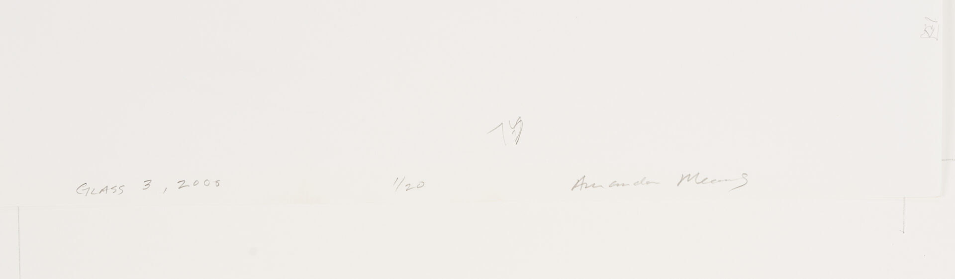 Lot 1206: Amanda Means Framed Photograph, “Glass 3”