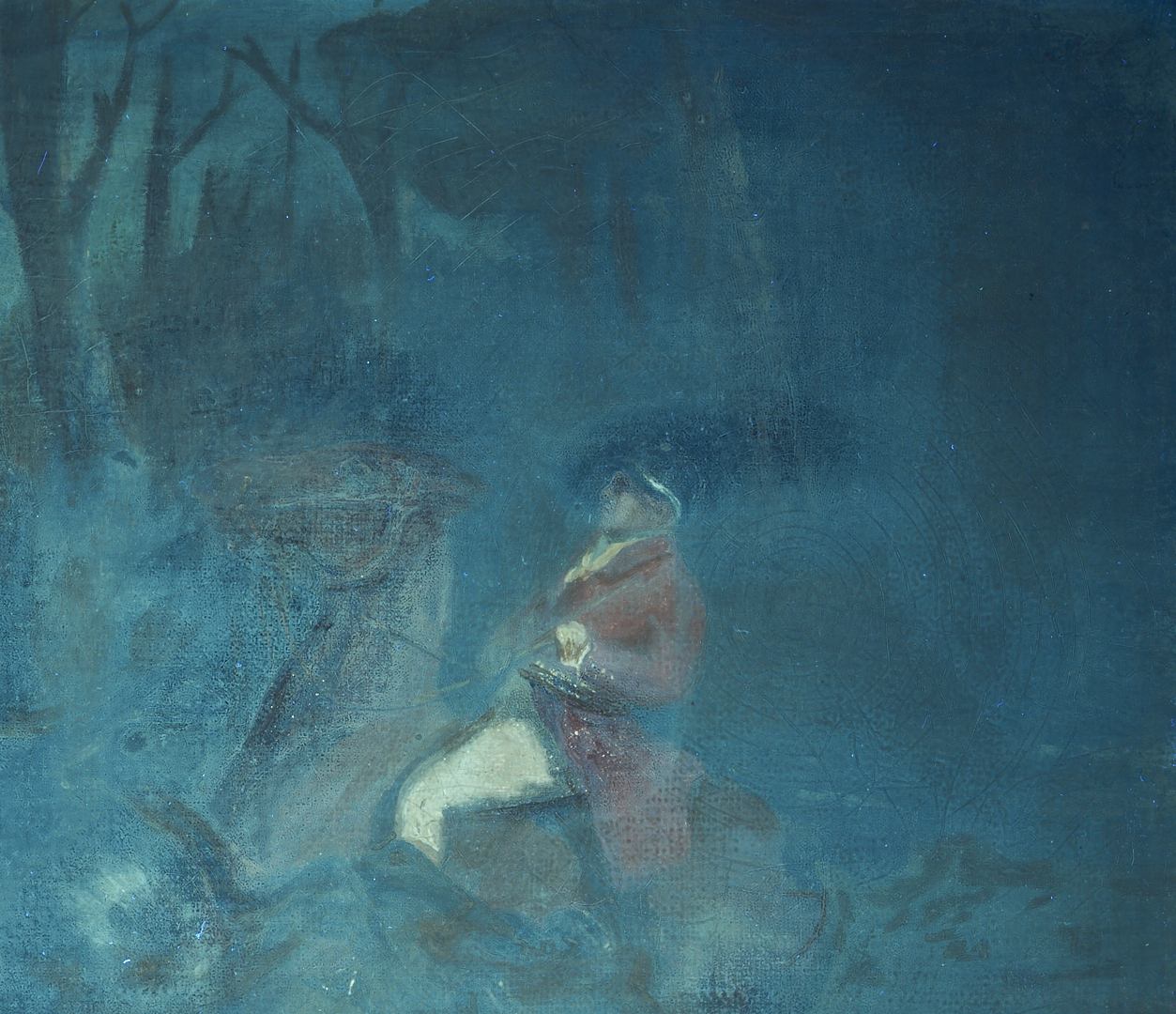 Lot 120: Fox Hunt Scene O/C after Alfred de Dreux