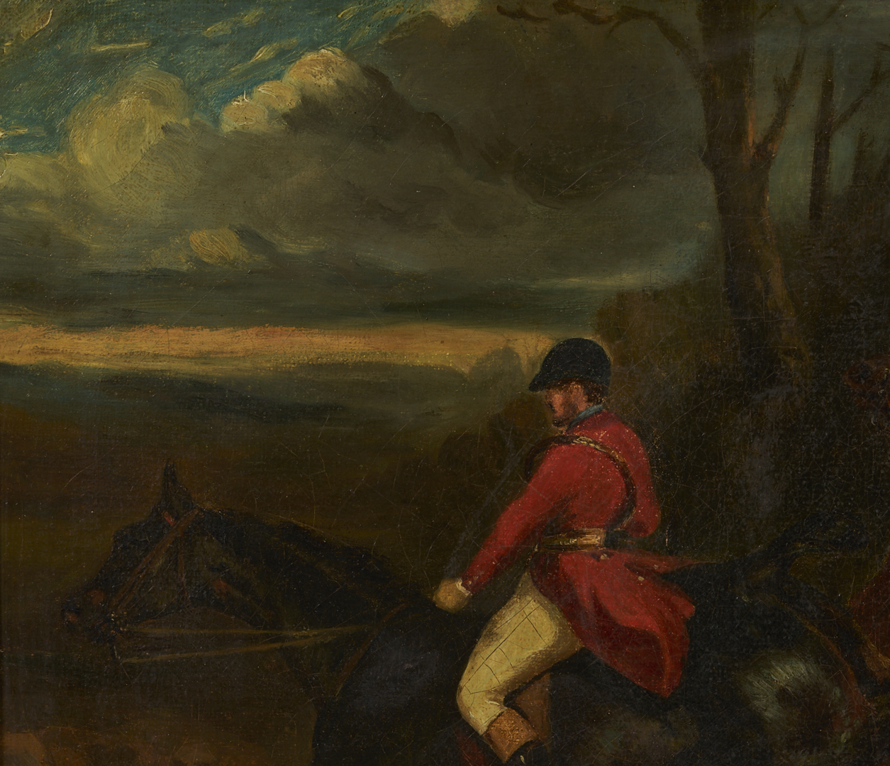 Lot 120: Fox Hunt Scene O/C after Alfred de Dreux