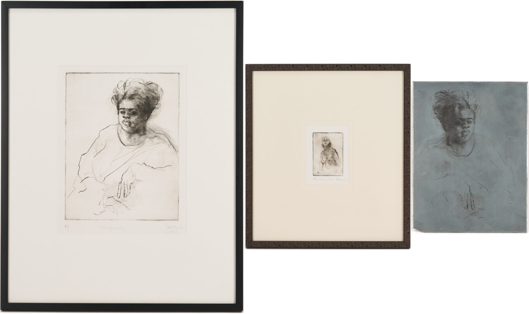 Lot 1210: Donald Earley,  2 Prints and Litho Plate