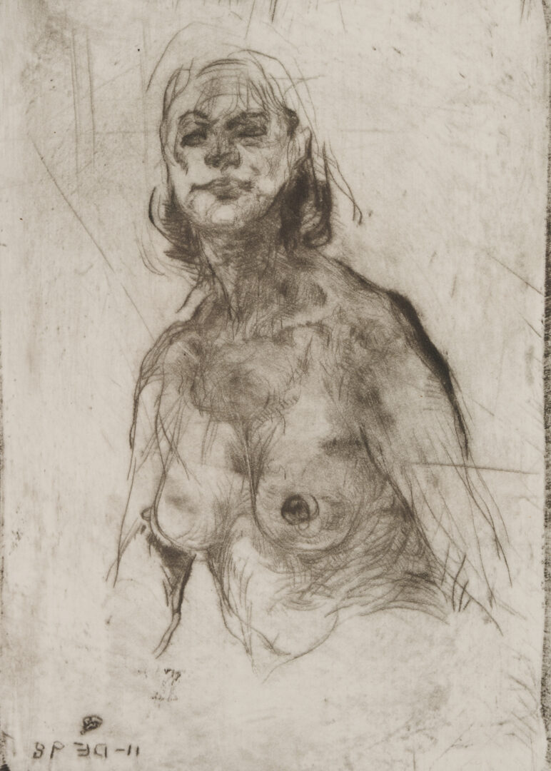 Lot 1210: Donald Earley,  2 Prints and Litho Plate