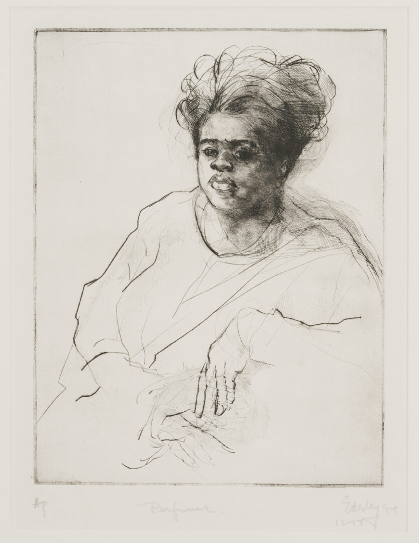 Lot 1210: Donald Earley,  2 Prints and Litho Plate