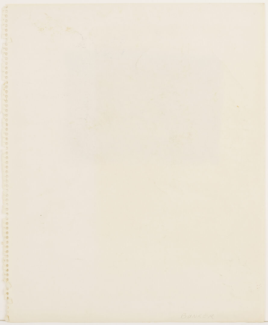 Lot 1211: Six George Bunker Pastel Landscape Drawings