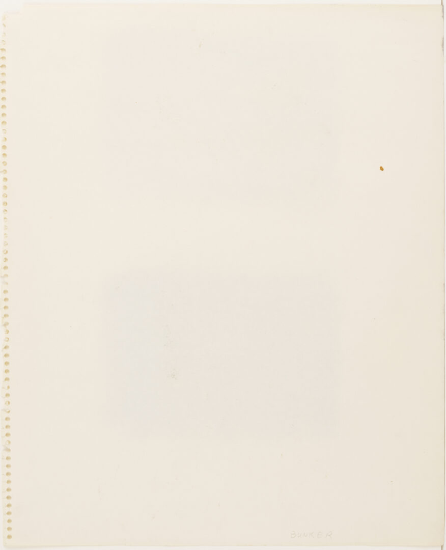 Lot 1211: Six George Bunker Pastel Landscape Drawings