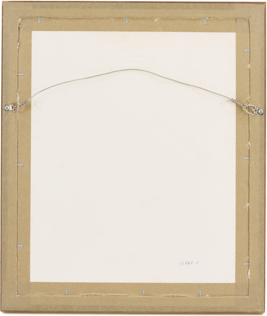 Lot 1215: 9 Framed Works on Paper: Soyer, Zucker, Cherry Blossoms, After Van Gogh, & Le Bon Genre