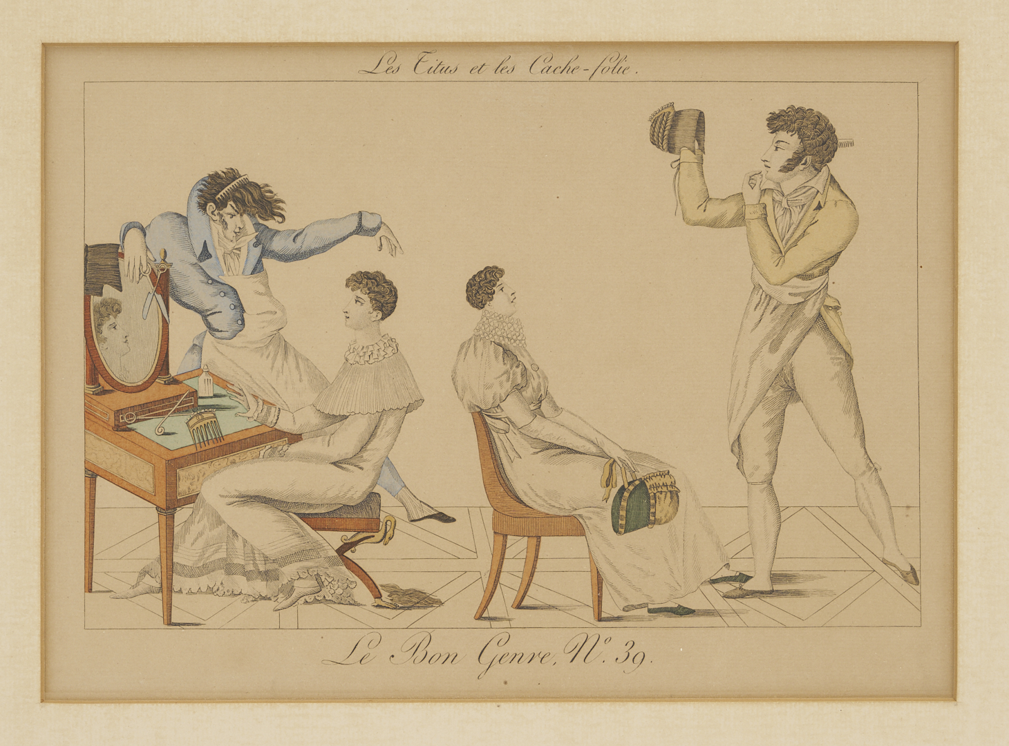 Lot 1215: 9 Framed Works on Paper: Soyer, Zucker, Cherry Blossoms, After Van Gogh, & Le Bon Genre