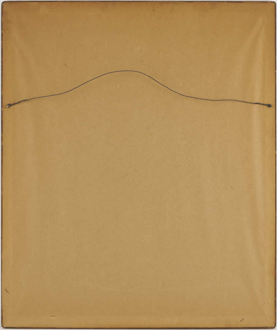 Lot 1219: Pastel Drawing of a Seated Woman, Signed SH