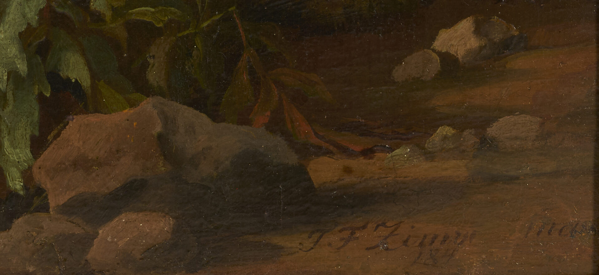 Lot 121: Large Theodor Franz Zimmermann O/C Fox Hunt Painting