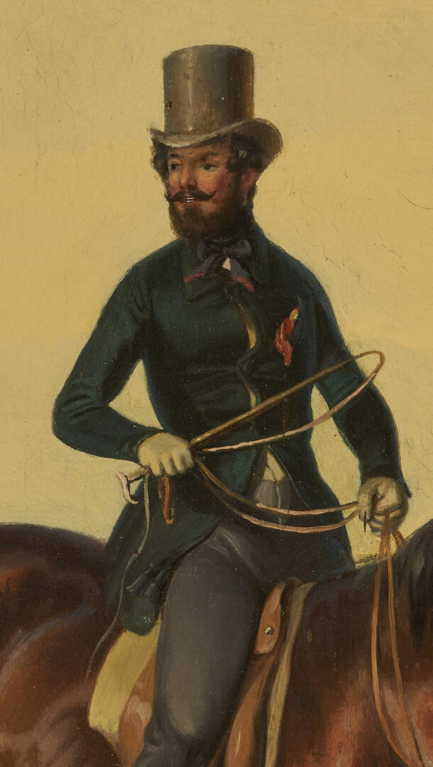 Lot 121: Large Theodor Franz Zimmermann O/C Fox Hunt Painting