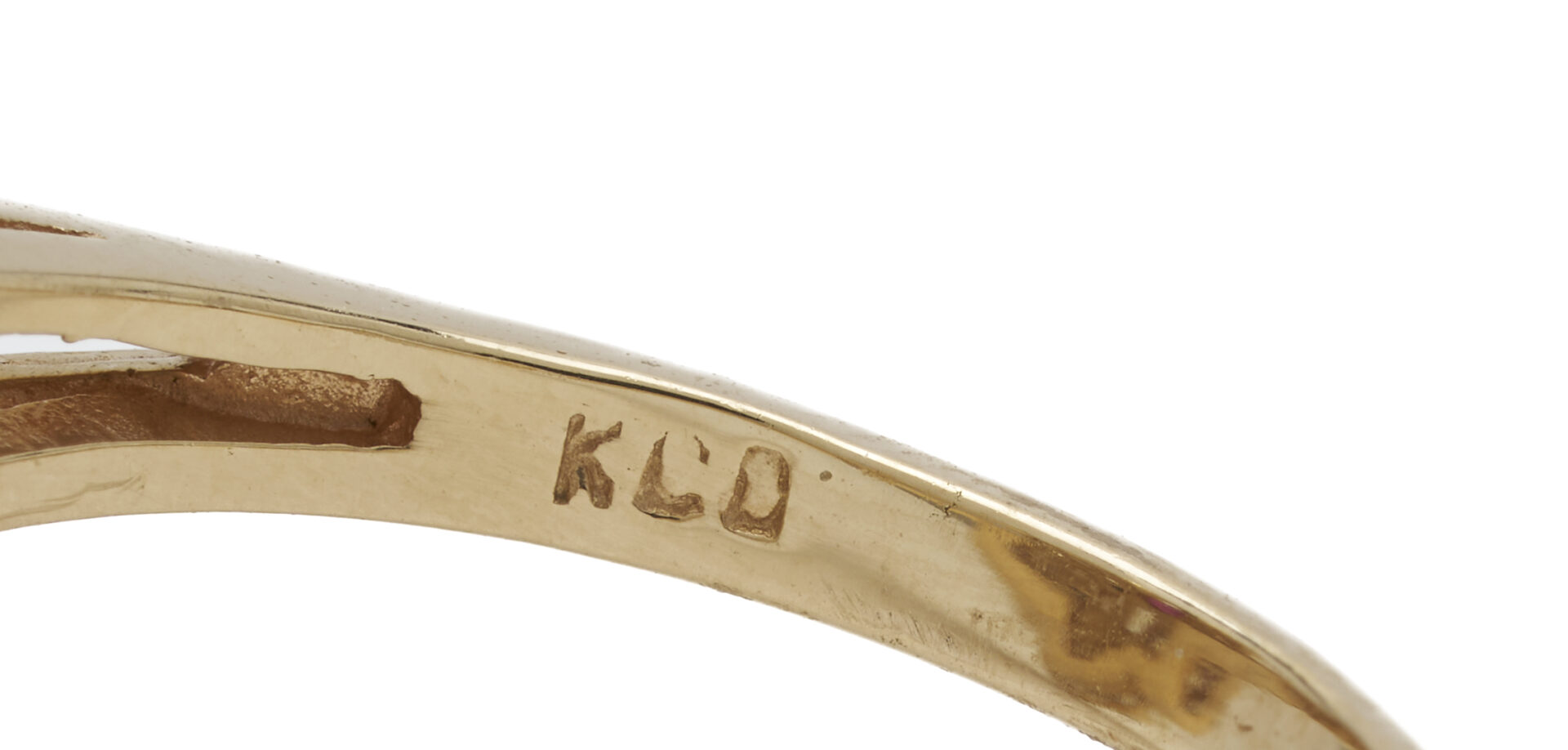 Lot 1223: Two 14K Gold, Ruby, & Diamond Rings