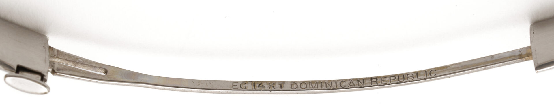 Lot 1237: Two 14K Gold Bracelets – Bangle & Rope