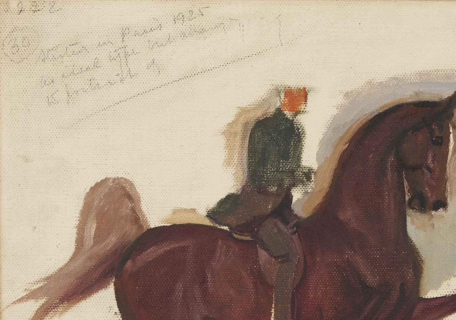 Lot 123: George F. Morris, Portrait of Horse Bourbon King