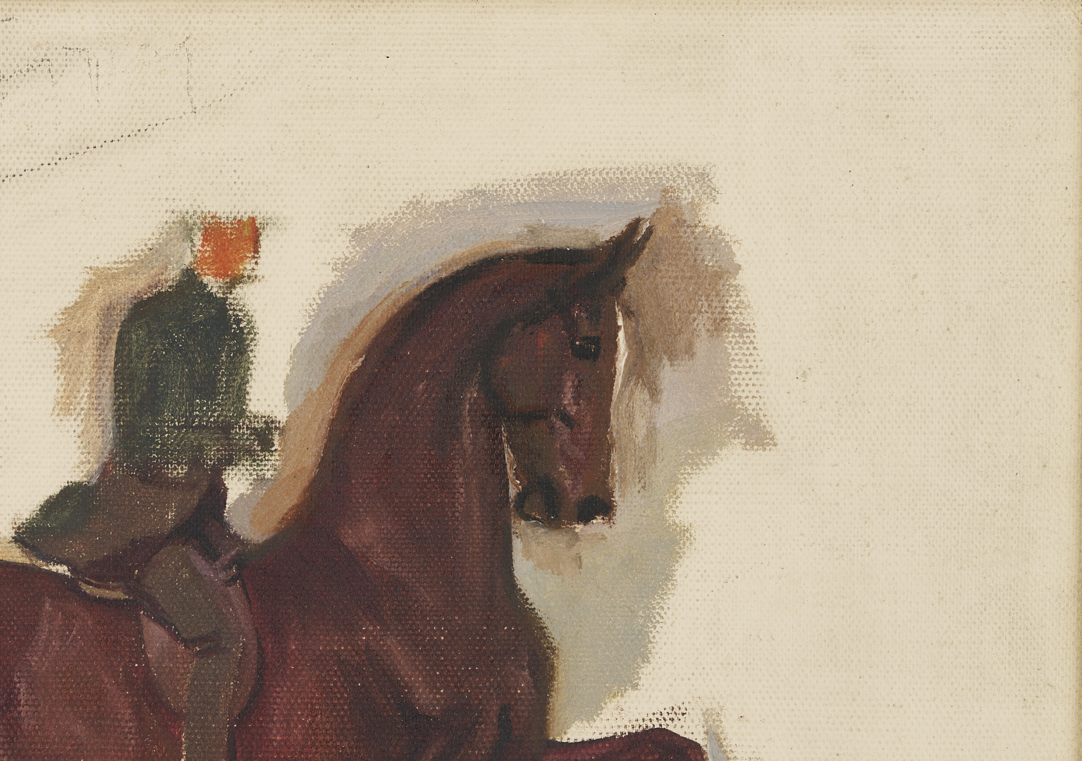 Lot 123: George F. Morris, Portrait of Horse Bourbon King