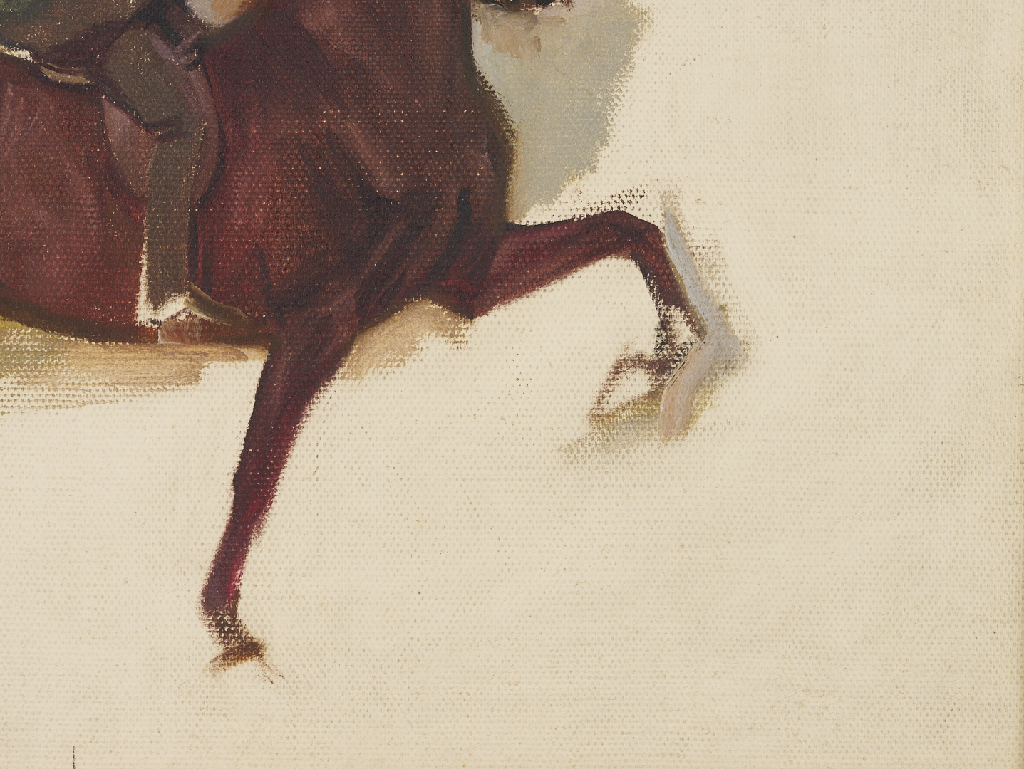 Lot 123: George F. Morris, Portrait of Horse Bourbon King