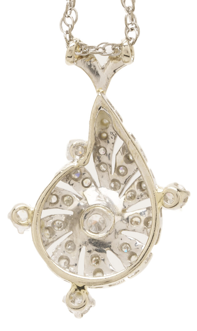 Lot 1245: 14K Gold & Diamond Necklace