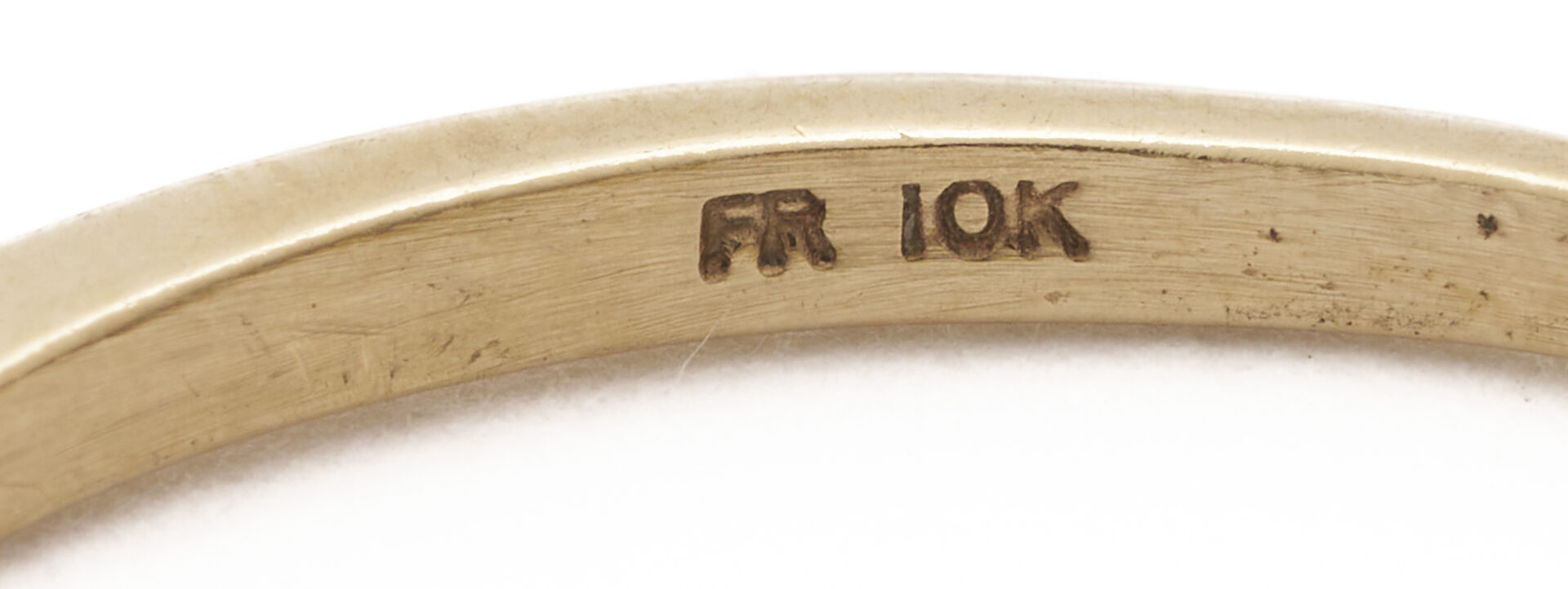 Lot 1247: 10K Gold Wedding Set & Diamond Earrings