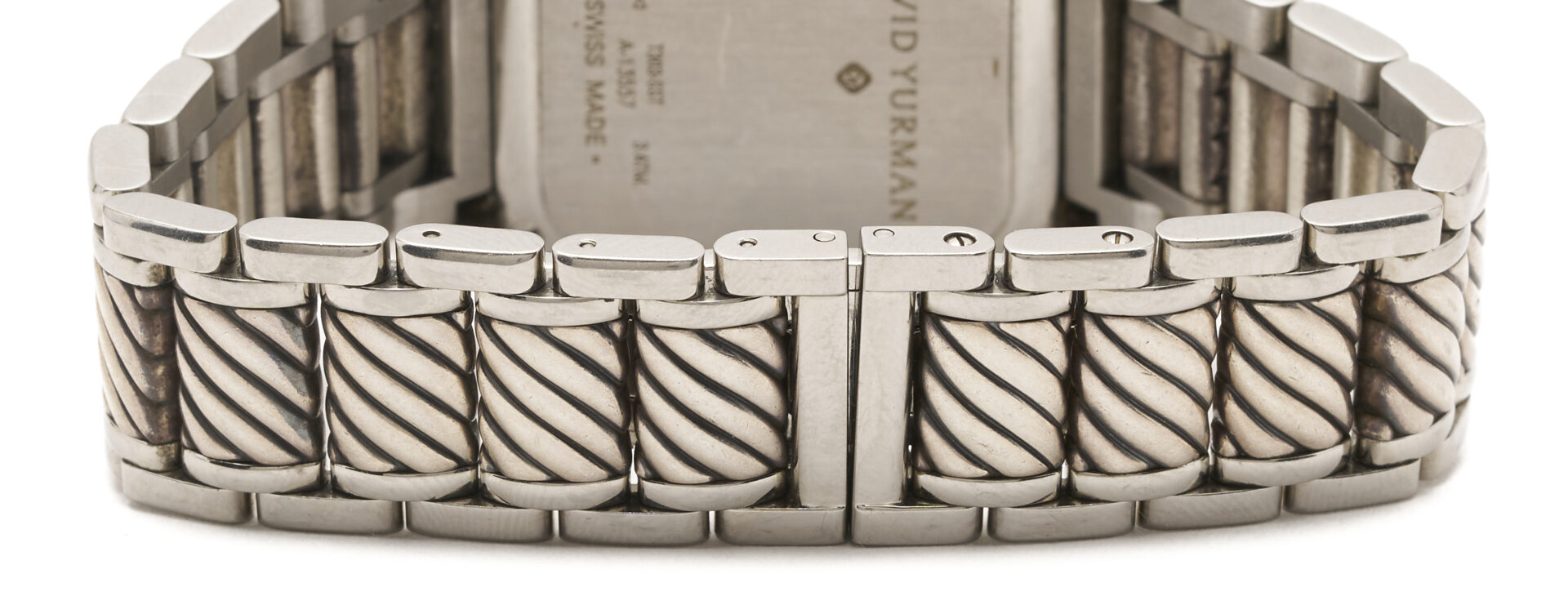 Lot 1257: David Yurman Thoroughbred Watch w/ Diamond Bezel