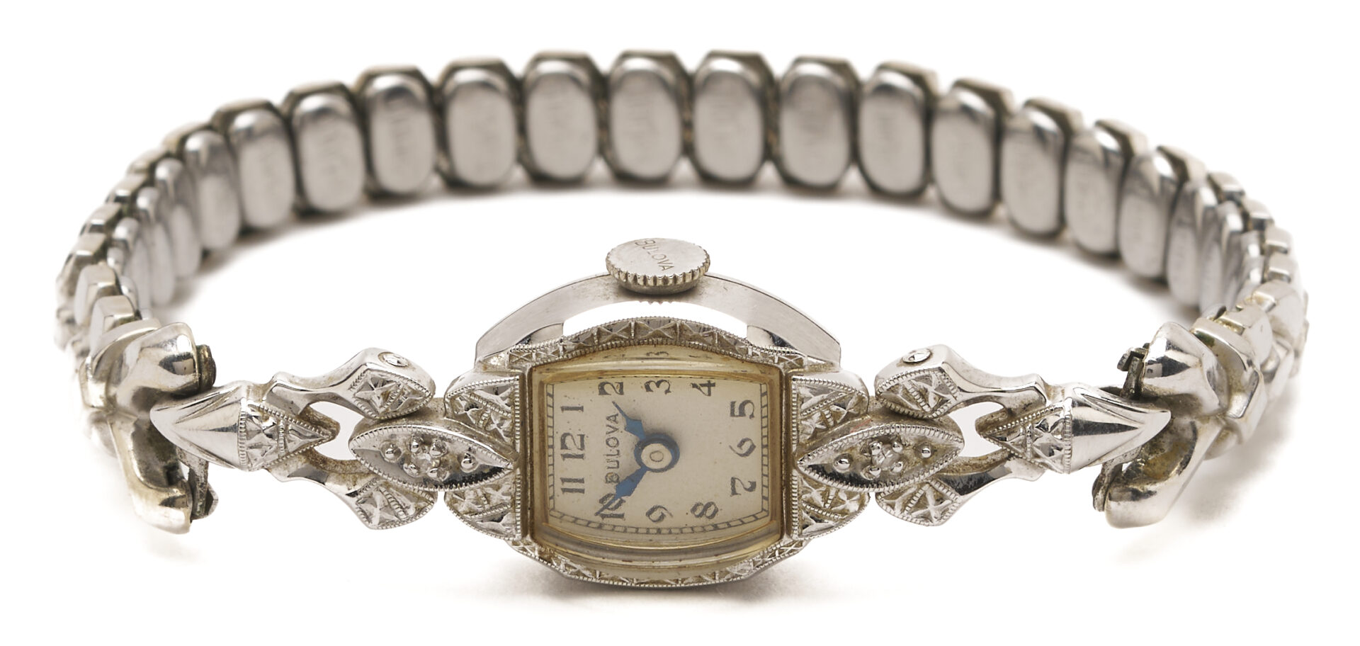 Lot 1258: 14K Gold Bulova Watch