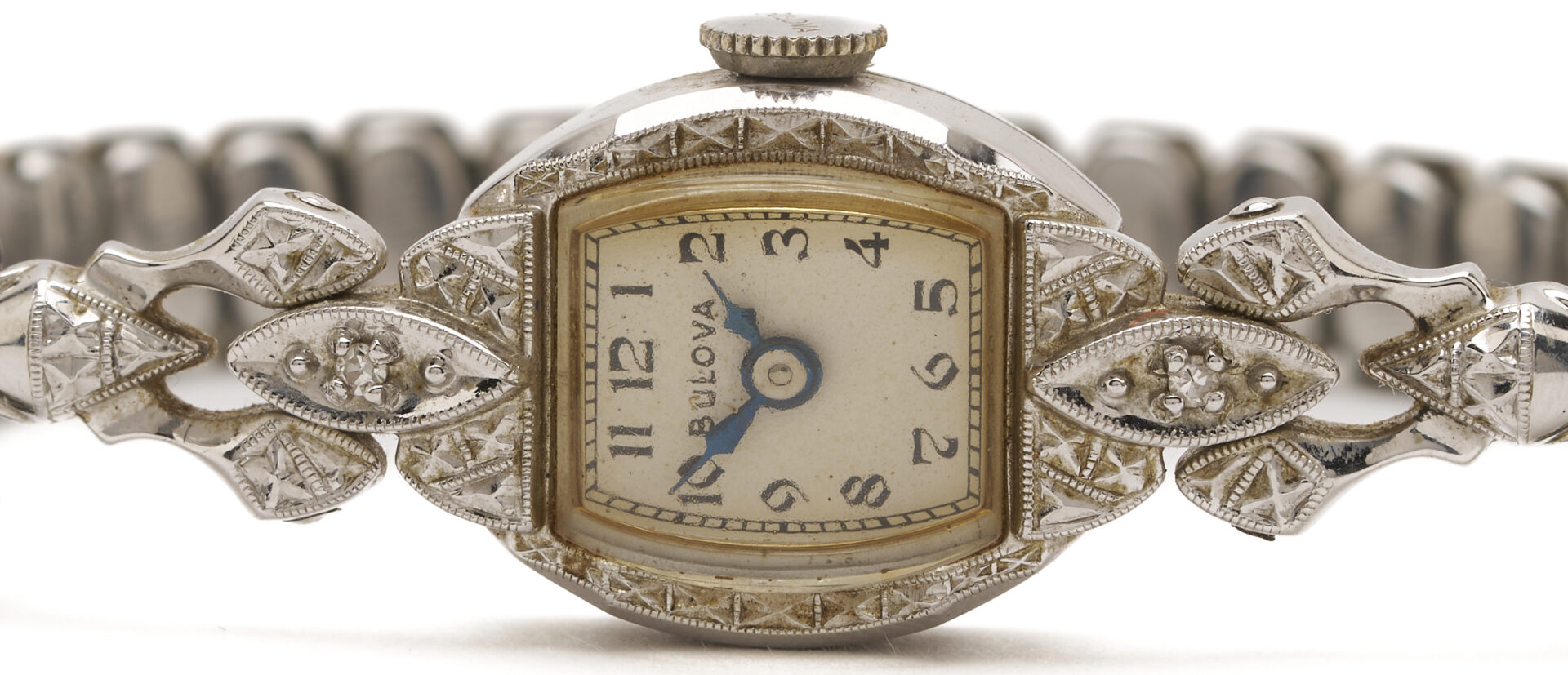 Lot 1258: 14K Gold Bulova Watch