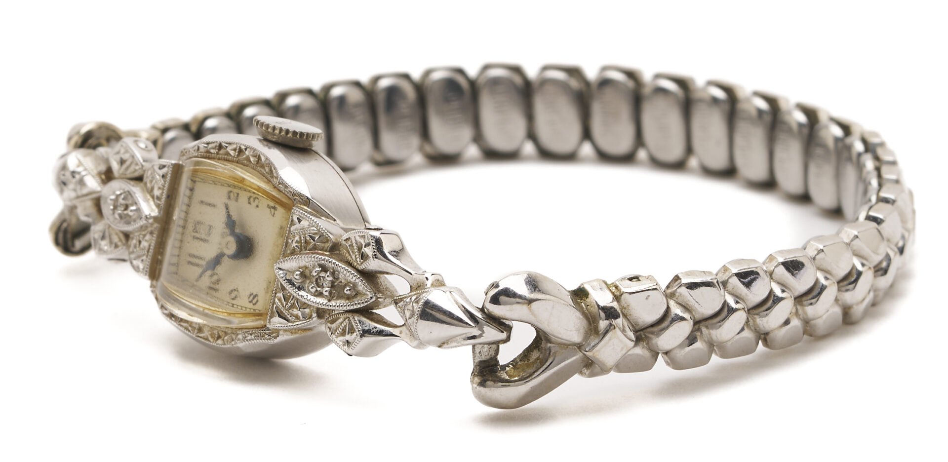 Lot 1258: 14K Gold Bulova Watch