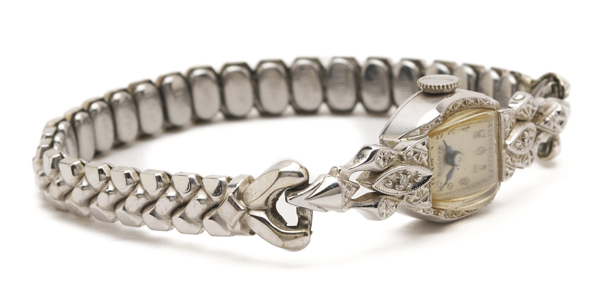 Lot 1258: 14K Gold Bulova Watch