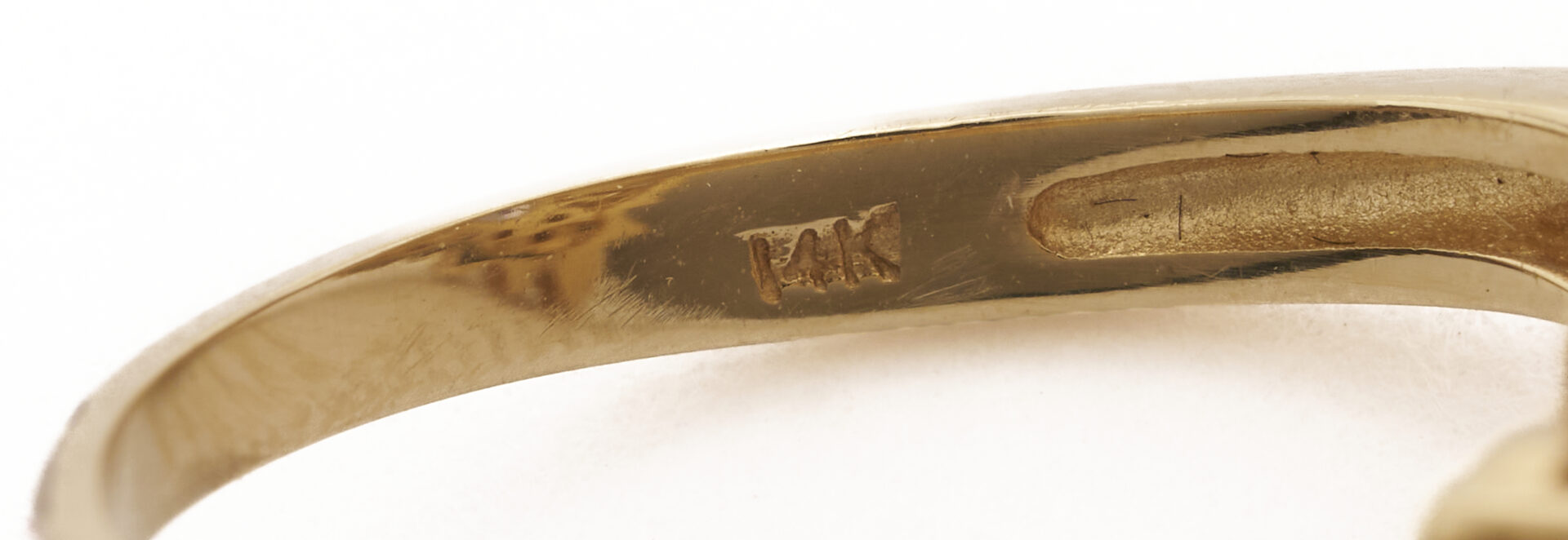 Lot 1261: 2 Gold, Gemstone, & Diamond Rings