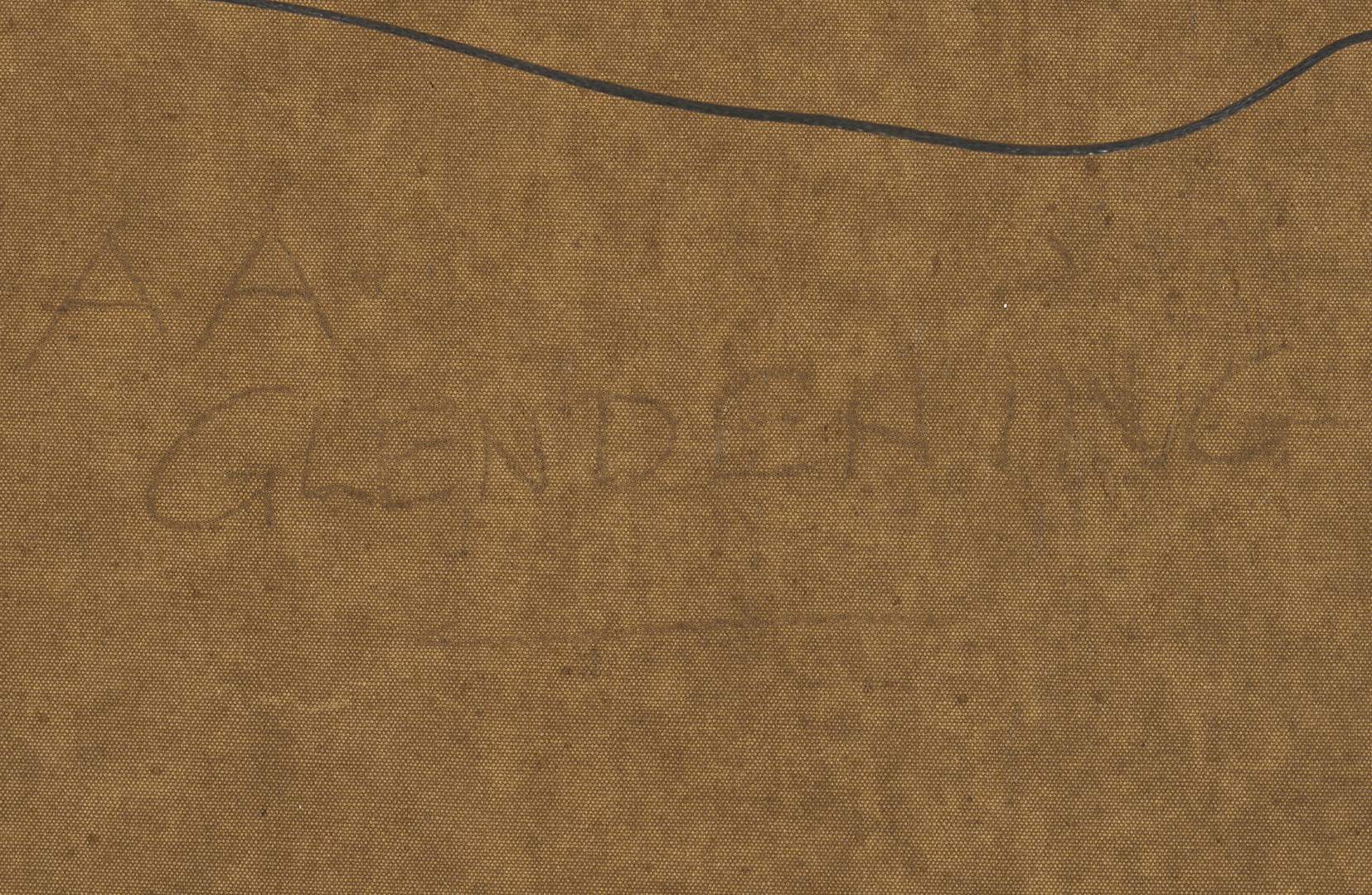 Lot 126: Alfred A Glendening, Sr. O/C Harvest Landscape Painting, Noonday Rest