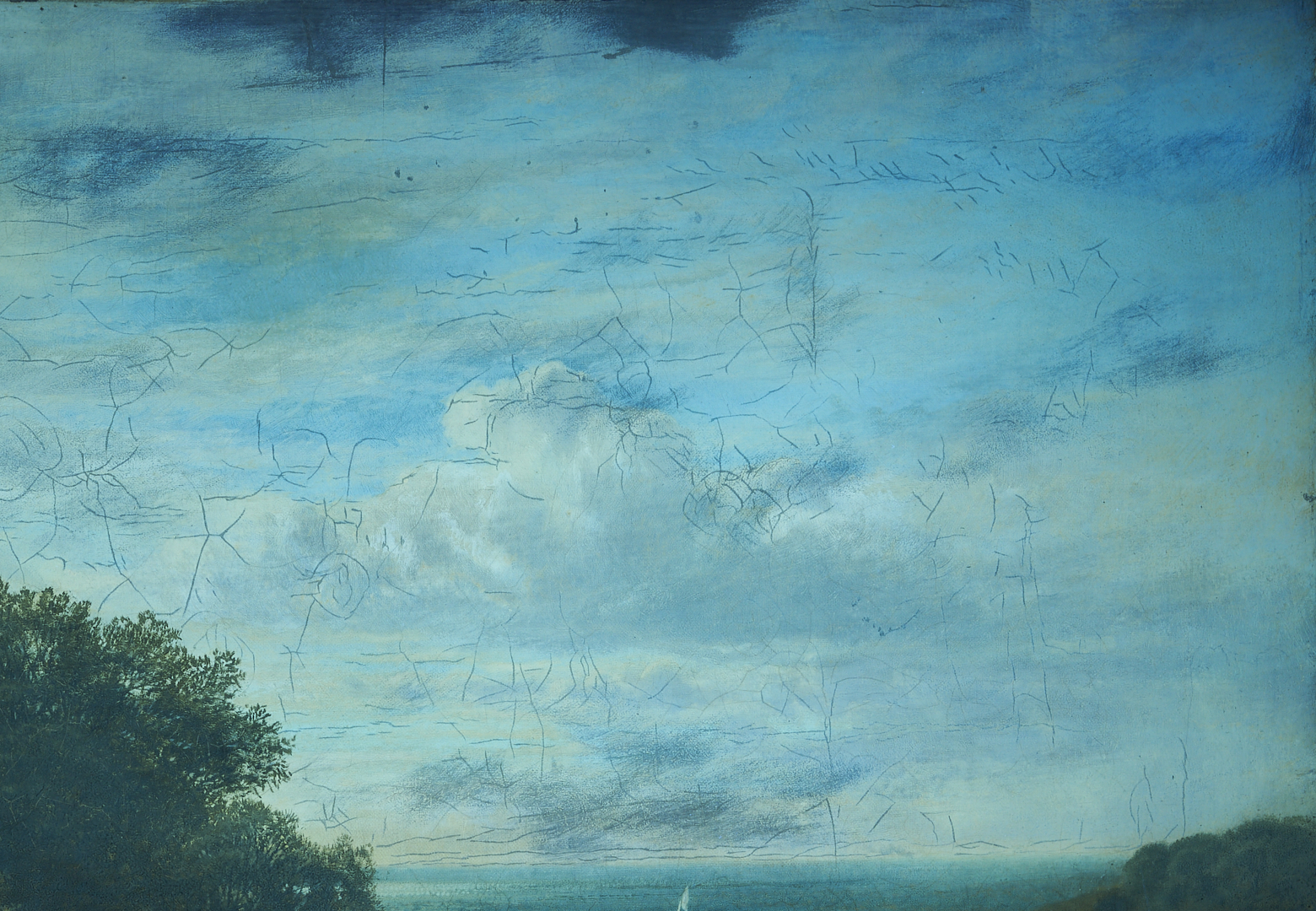 Lot 126: Alfred A Glendening, Sr. O/C Harvest Landscape Painting, Noonday Rest