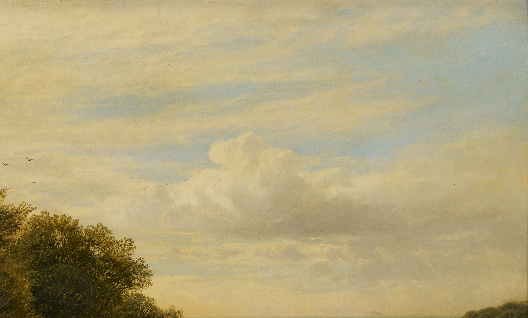 Lot 126: Alfred A Glendening, Sr. O/C Harvest Landscape Painting, Noonday Rest