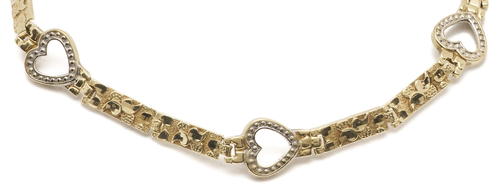 Lot 1270: 2 Ladies’ 10K Gold Bracelets