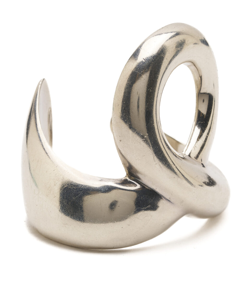Lot 1280: Tiffany & Co. Elsa Perreti Sterling Cuff Bracelet