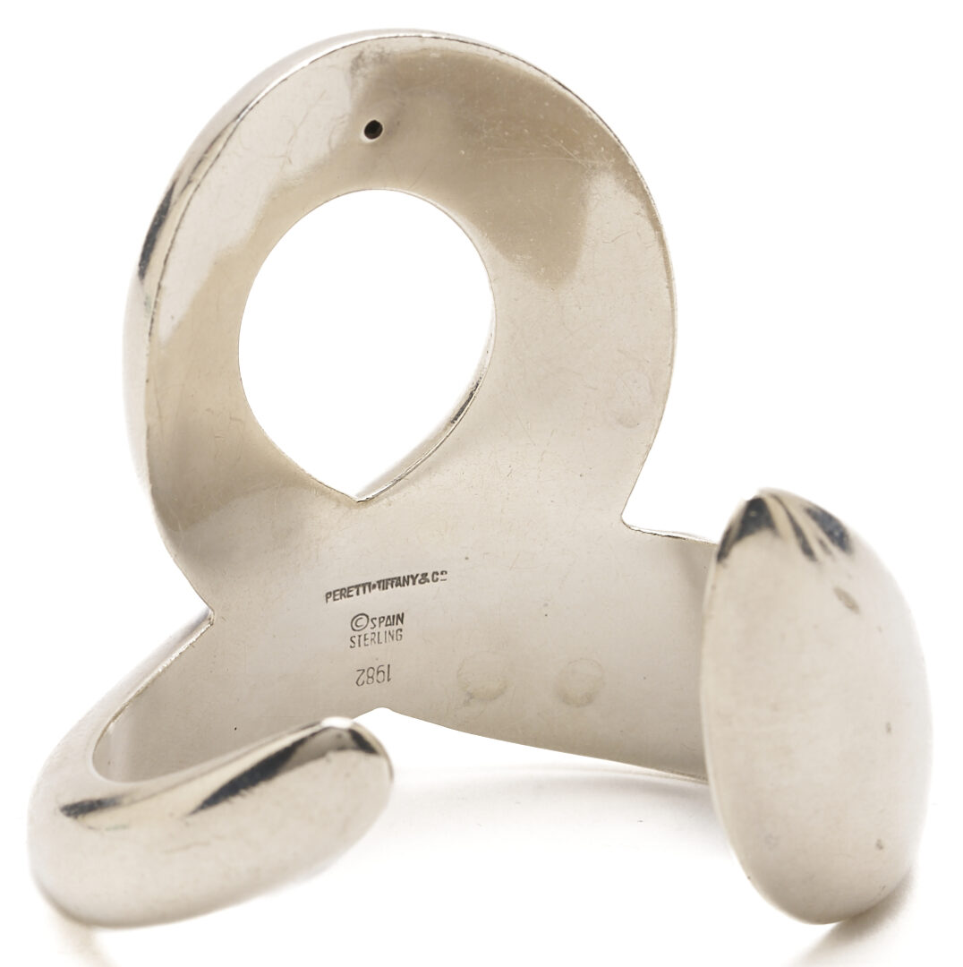 Lot 1280: Tiffany & Co. Elsa Perreti Sterling Cuff Bracelet