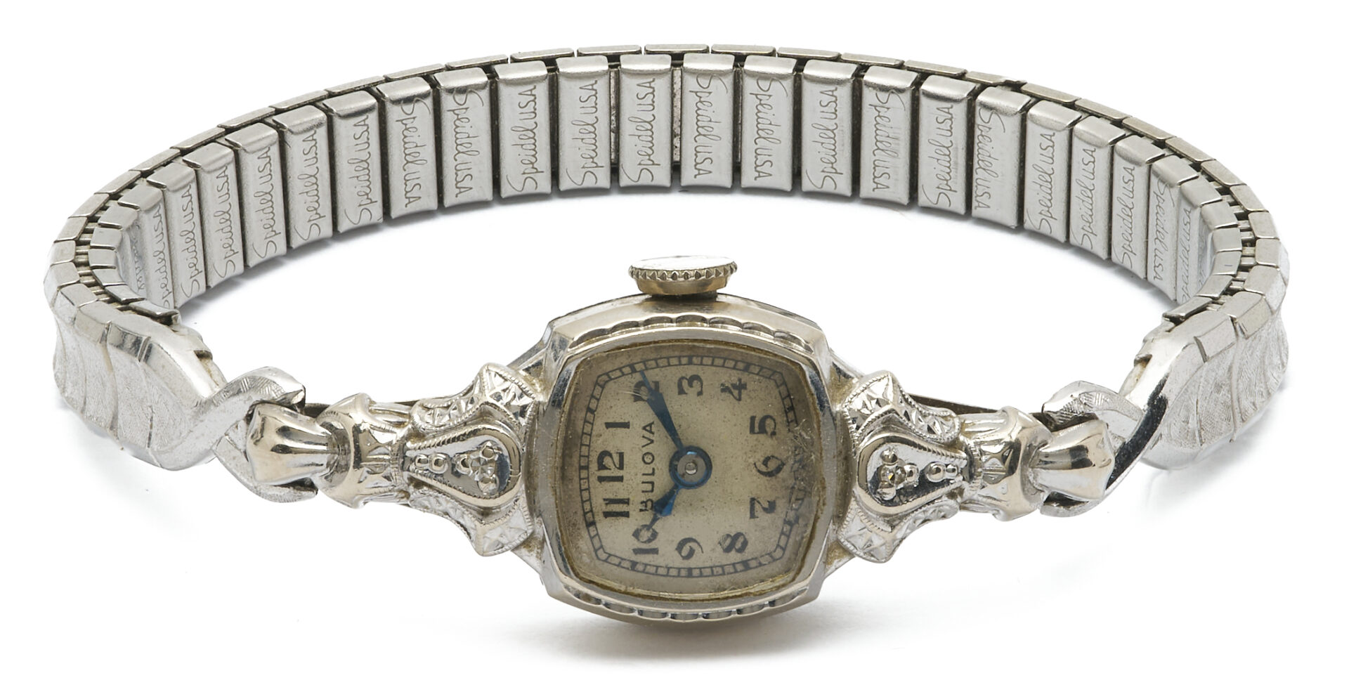 Lot 1287: 14K Gold Bulova Wrist Watch