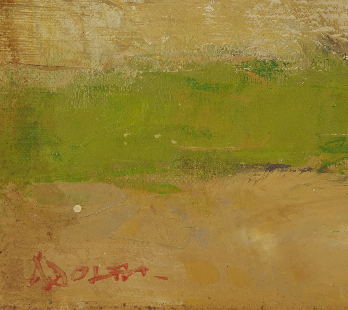 Lot 128: Gerard Pieter Adolfs O/C Indonesian Street Scene Painting