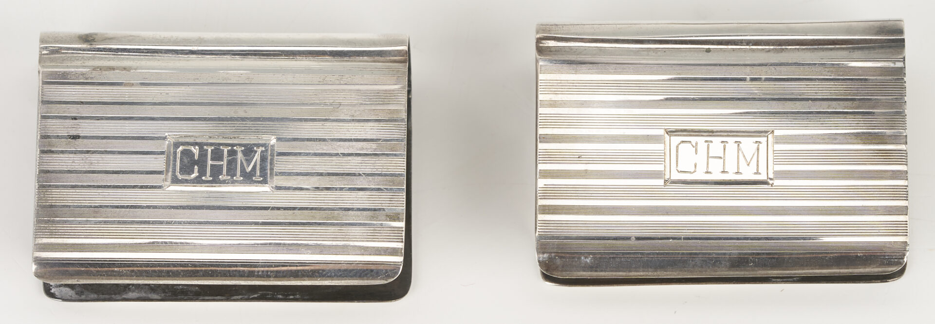 Lot 1296: 14 Assorted Sterling Silver Boxes and Cases