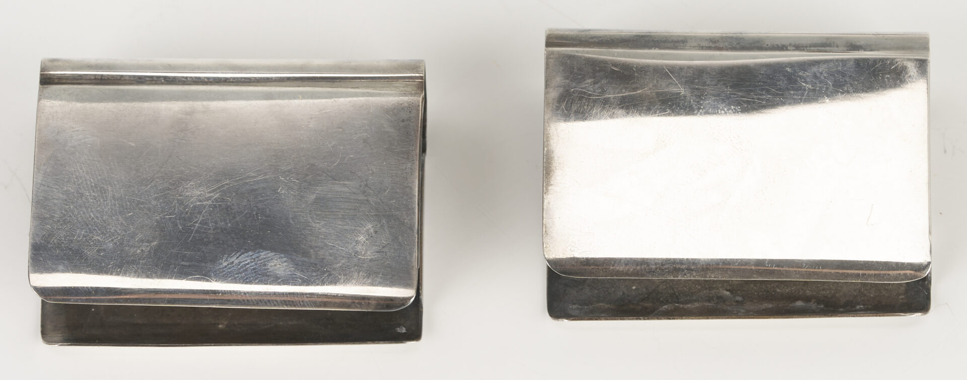 Lot 1296: 14 Assorted Sterling Silver Boxes and Cases