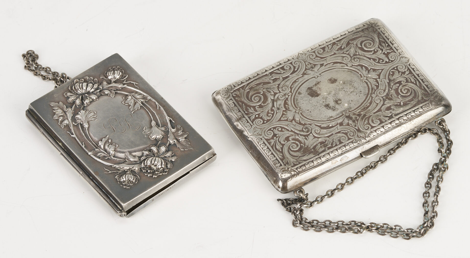 Lot 1296: 14 Assorted Sterling Silver Boxes and Cases