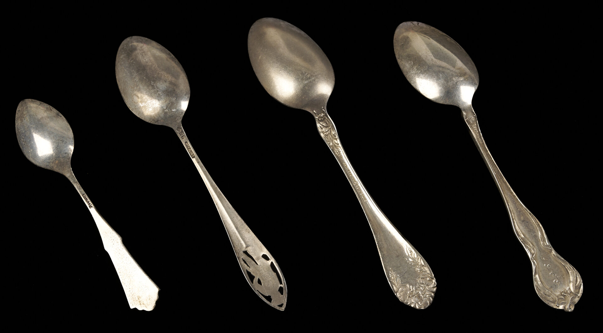 Lot 1297: 27 Pcs. Assorted Flatware Incl. Souvenir Spoons