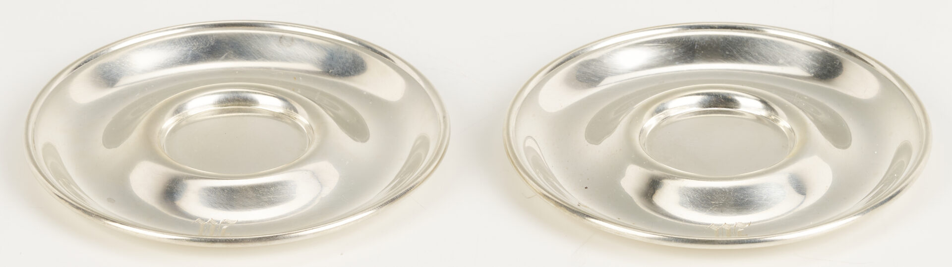 Lot 1302: 6 Gorham Sterling Demitasse Cups & Saucers