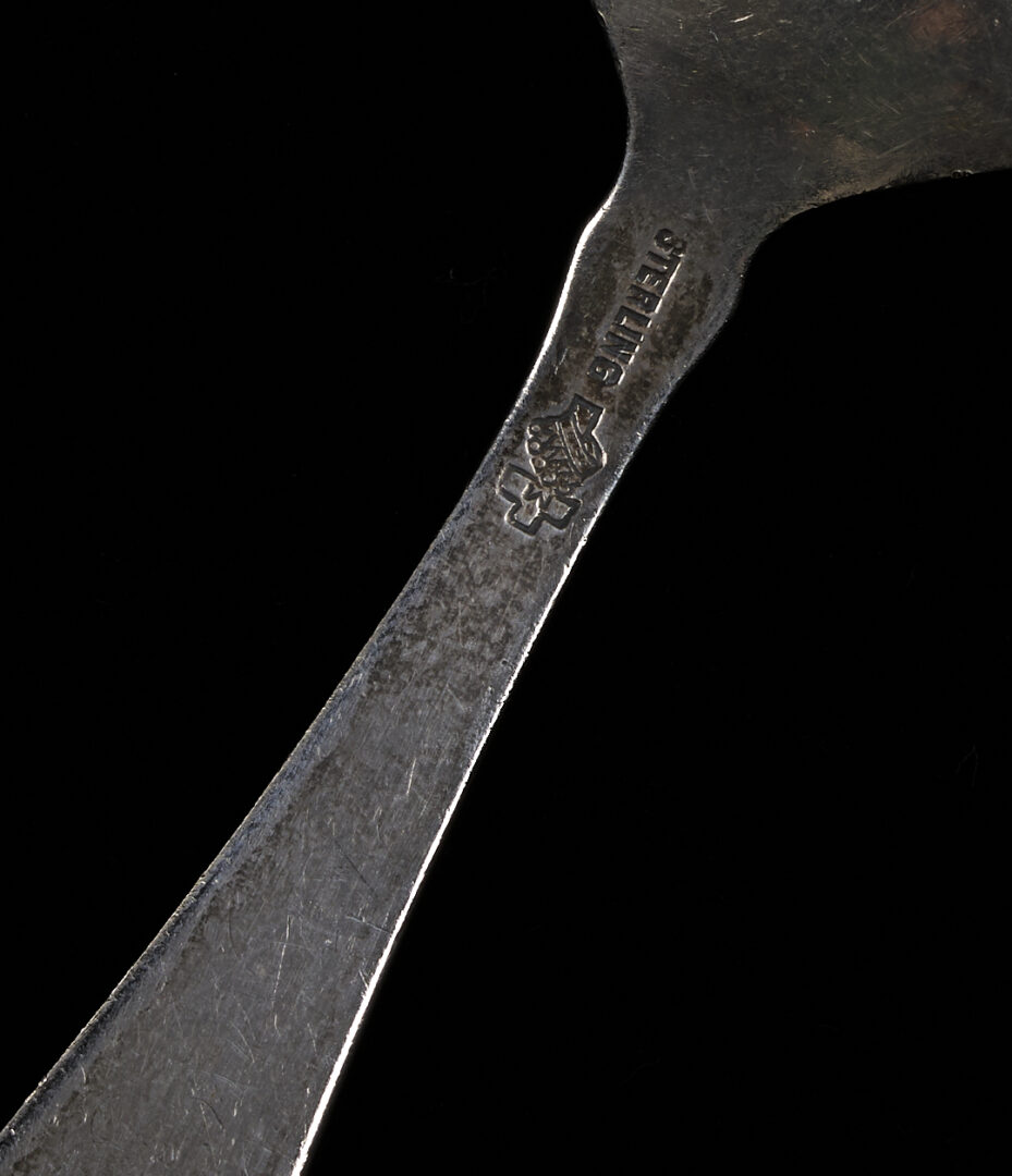 Lot 1303: Tiffany 3 Pc Sterling Children’s Flatware Set Plus 1 Baby Spoon