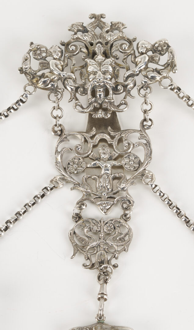 Lot 1305: Silver Chatelaine