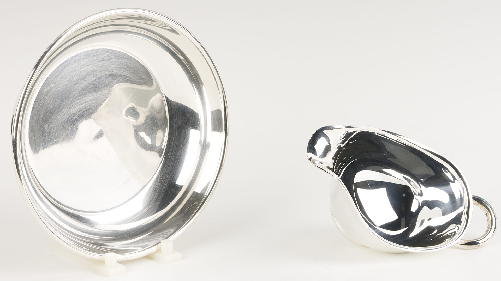 Lot 1306: 4 Silverplated Items Incl. Christofle & Puiforcat