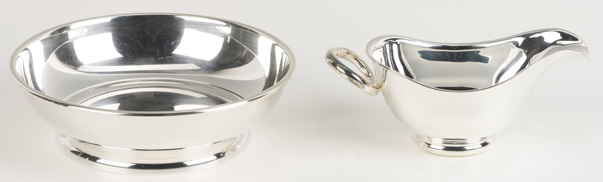 Lot 1306: 4 Silverplated Items Incl. Christofle & Puiforcat