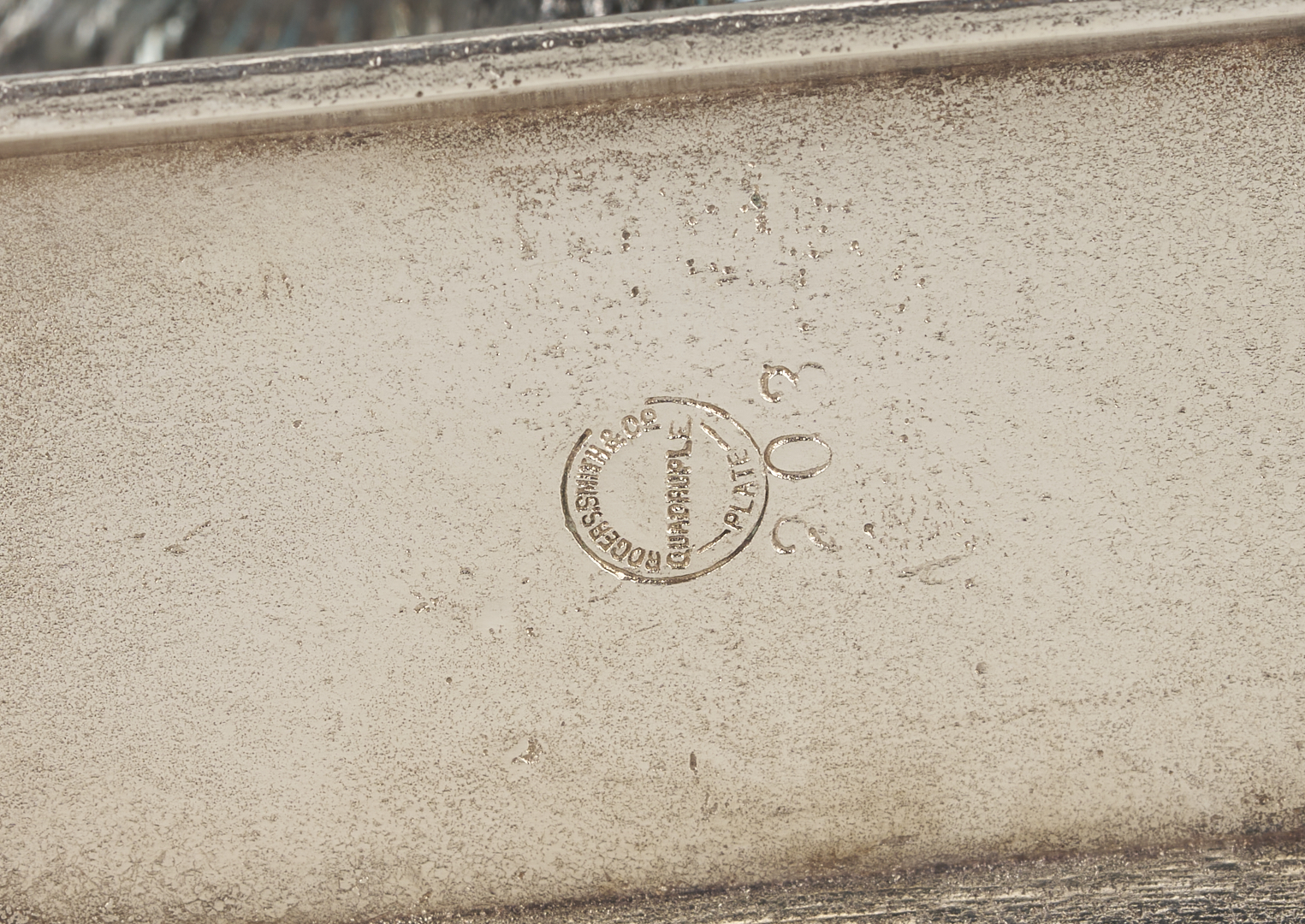 Lot 1307: Hanau Bowl, 2 Sterling Candlesticks, 2 Victorian S/P Napkin Rings