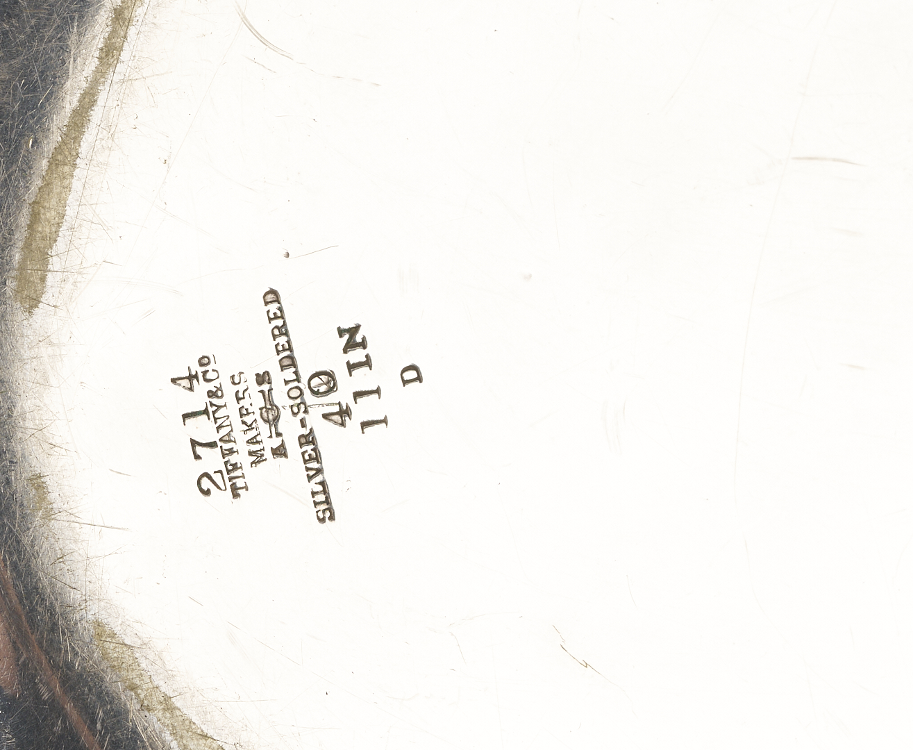 Lot 1309: 6 Silver items incl. Tiffany Silverplated Entree Dish