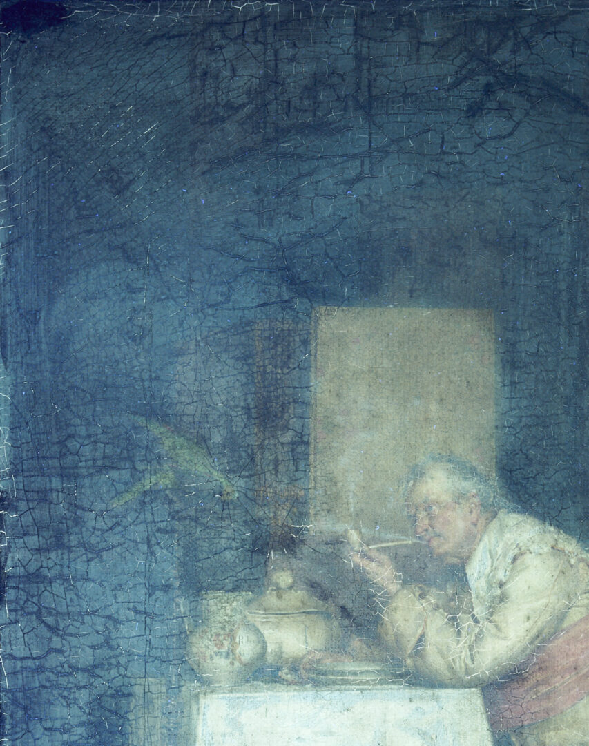 Lot 130: Giuseppe Bortignoni O/C Painting, Good Companions