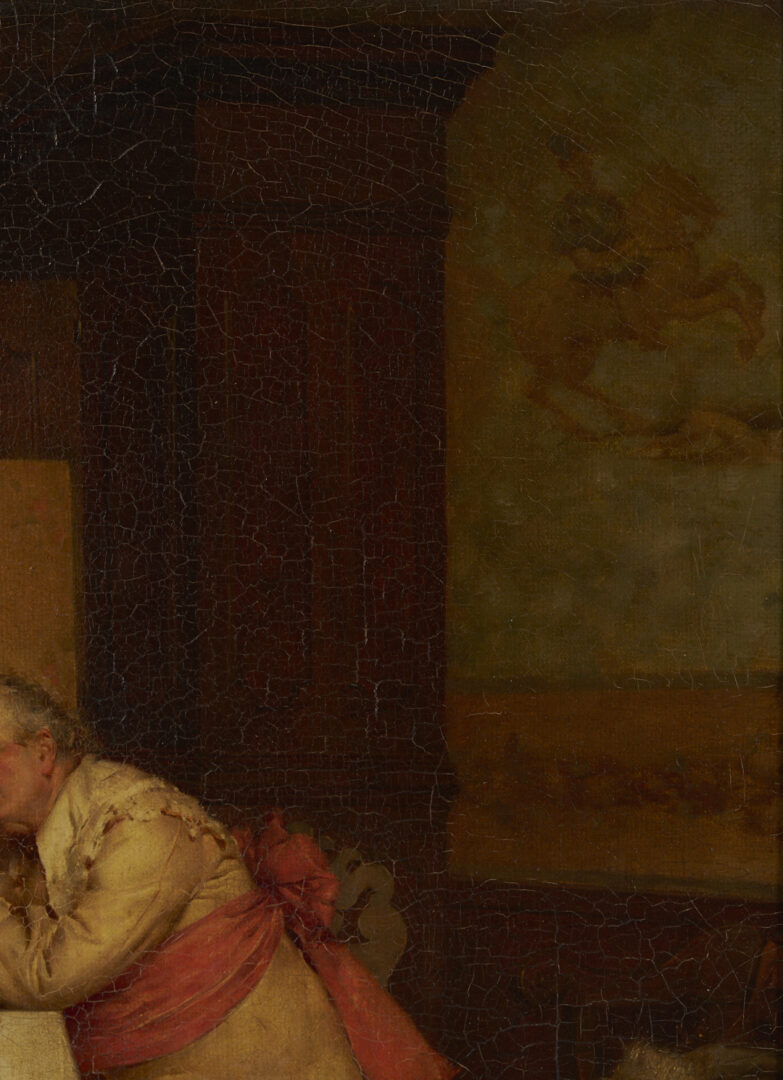 Lot 130: Giuseppe Bortignoni O/C Painting, Good Companions